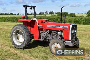 MASSEY FERGUSON 240 diesel TRACTOR Only used for drilling plots. Ex-NIAB and showing just 1,100 hours