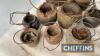 Qty cast iron glue and paint pots (11) - 2