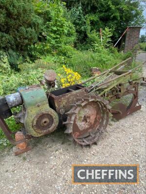 Pedestrian motor plough