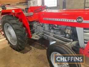 MASSEY FERGUSON 135 3cylinder diesel TRACTOR Described by the vendor as a complete restoration