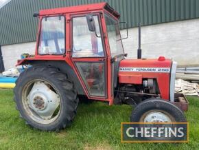 1984 MASSEY FERGUSON 250 3cylinder diesel TRACTOR Reg. No. A785 PJL Serial No. 623032 Showing 3,700 hours