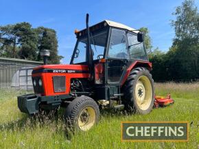 1988 ZETOR 5211 3cylinder diesel TRACTOR Reg. No. F416 YNG Serial No. O27514 An original example, fitted with 13-6/12-36 and 10-0/75-15.3 front wheels and tyres. Originally supplied by Bexwell Tractors and showing 6,152hours