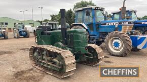 FOWLER VF single cylinder diesel CRAWLER TRACTOR Fitted with Bray hydraulic equipment