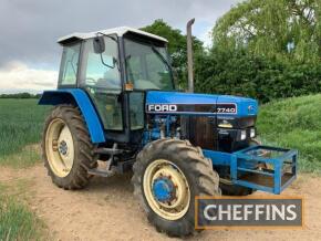 1995 FORD 7740SL 6cylinder diesel TRACTOR Reg. No. M524 EEW Serial No. 00BD95993 Showing 3,900 hours