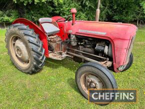 MASSEY FERGUSON 35X 3cylinder diesel TRACTOR Reg. No. AVF 325B (expired) Serial No. SNMY361160 Fitted with PUH, replacement rear wings, trailer pipe on 12.4-28 Goodyear rear wheels and tyres