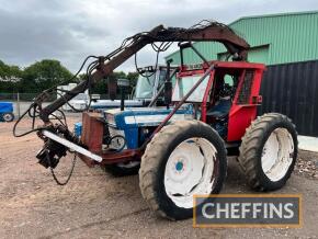 1965 COUNTY Super-4 4cylinder diesel TRACTOR Fitted with a rear winch and log grab. Stated by the vendor to be in good working order