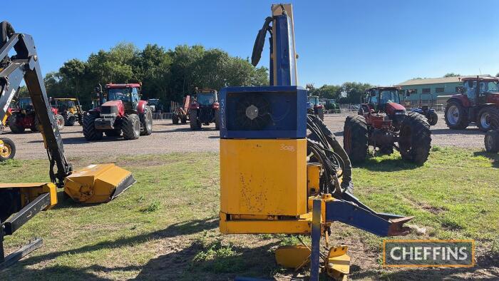 Bomford Buzzard Hedgecutter c/w pro cut head, brackets, joystick control & spares in office