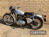 1954 350cc Royal Enfield Bullet MOTORCYCLE Reg. No. N/A Frame No. 32 627 Engine No. 32 627 Presented in trail trim with aluminium tank and guards, hi level exhaust, braced bars. The Enfield is offered for sale direct from its Danish home where it appears - 9