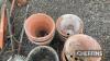 Qty garden terracotta flowerpots - 4