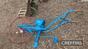 Large wheel seed drill