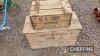 Qty wooden crates - 2