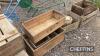 Qty wooden crates - 3