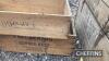 Qty wooden crates - 7