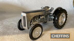 Universal Hobbies 1:16 scale Special Edition brush metal finish Ferguson TEA-20 tractor