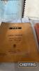 Selection of tractor and car manuals, to include Massey Ferguson tractors - 5