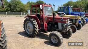 MASSEY FERGUSON 165 diesel TRACTOR Serial No. F553430 Fitted with 12-speed transmission