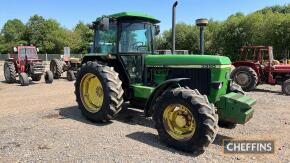 1993 JOHN DEERE 3350 diesel TRACTOR Reg. No. K302 HRR Serial No. 769243