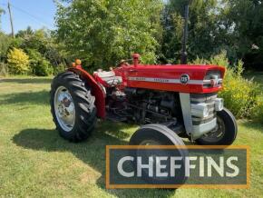 1979 MASSEY FERGUSON 135 3cylinder diesel TRACTOR Reg. No. DHN 606T Serial No. 483549 Fitted with PAS, one of the last to be manufactured, showing 1,058 hours and reported by the vendor to be in excellent condition