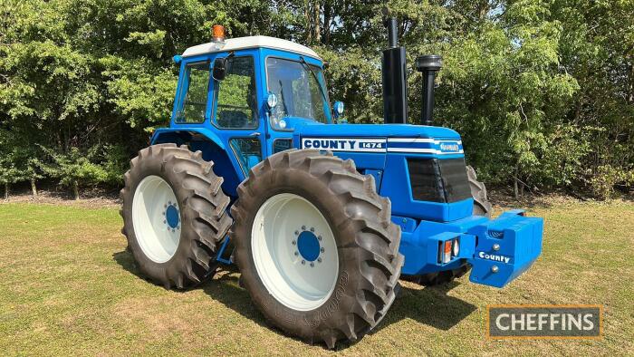 1979 COUNTY 1474 'Short Nose' 6cylinder diesel TRACTOR Reg. No. FTW 401T Serial No. 39816903673 This magnificent 1474 was purchased in 2009 and was subject to a lengthy restoration project with a bare metal painted by award winning Torr Trucsk Ltd in Some