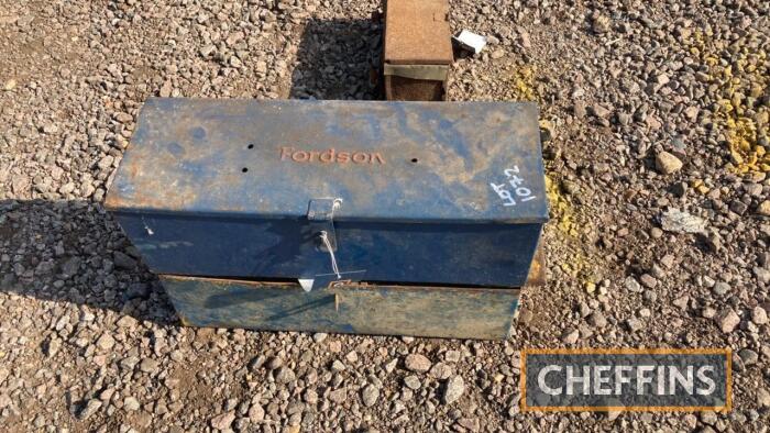 2no. large Fordson toolboxes