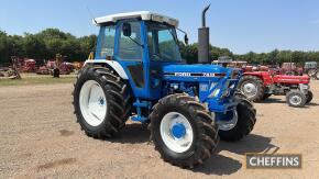 FORD 7610 4wd diesel TRACTOR Reg. No. 88-MN-2312 Serial No. BB17409 Fitted with Super Q cab and PUH