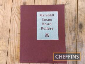 Marshall steam rollers catalogues