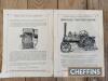 Marshall improved traction engine catalogue - 2