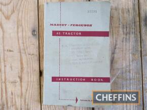 Massey Ferguson 65 tractor instruction book