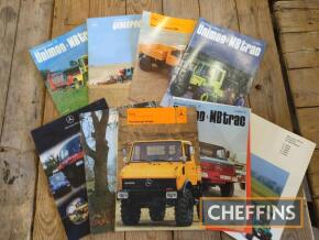 Mercedes Unimog, a selection of sales leaflets, to include U1700