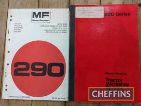 Massey Ferguson workshop manual and parts book