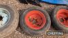 Qty 6stud tractor front wheels and tyres - 3