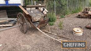 Atkinson & Davidson of Carlisle 2-wheel wooden horse-drawn cart
