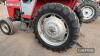 1985 MASSEY FERGUSON 675 diesel TRACTOR Reg. No. B595 DFL Serial. No. T125051 - 7