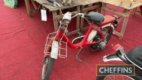 Honda moped, engine in rear wheel Engine No. P50E 1793*5