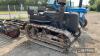 1948 FOWLER VF single cylinder CRAWLER TRACTOR Reg. No. JAD 141 Serial No. 490066 A very original example, fitted with double seat, stated to be in very good working order with good tracks, full history from new, original logbook and full set of sales lea - 2
