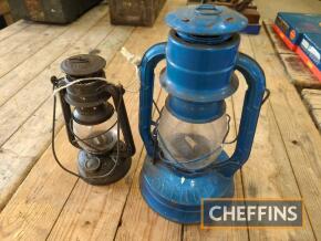 2no. paraffin lamps