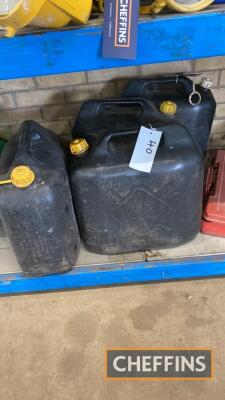 4no. 20ltr Fuel Cans