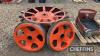 Fordson E27N set of steel wheels - 4