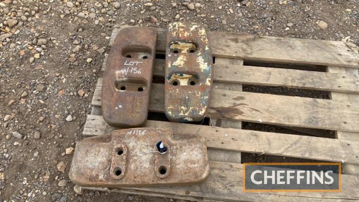 3no. Ford front slab weights