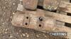 3no. Ford front slab weights - 2