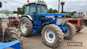 1986 FORD 7910 diesel TRACTOR Reg. No. D620 DSR Serial No. B02954