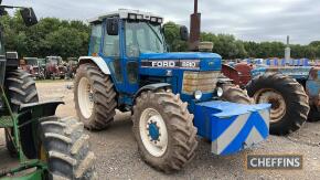 1989 FORD 8210 diesel TRACTOR Reg. No. G340 NRS Serial No. BC19259