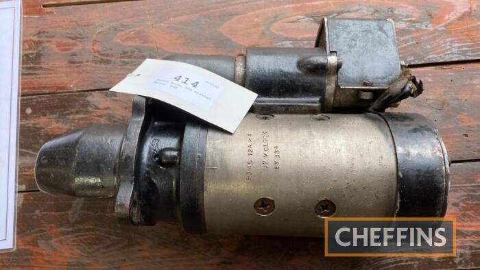 David Brown 25D starter motor, NOS