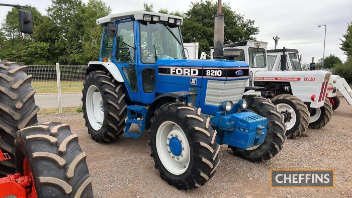 1989 FORD 8210 S.III diesel TRACTOR Reg. No. F612 RRO Serial No. BC10607 Showing 5,628 hours