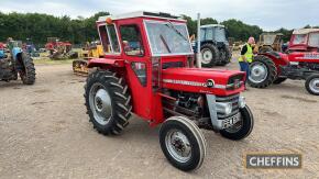 1966 MASSEY FERGUSON 135 Multi-Power 3cylinder diesel TRACTOR Reg. No. FEW 671D Serial No. 38744 Fitted with Duncan cab