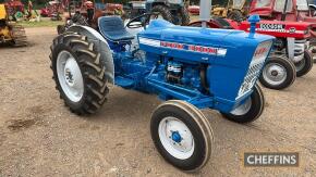 1969 FORD 3000 3cylinder diesel TRACTOR Fitted with reconditioned engine, new tyres and stated to have been painted to a good standard