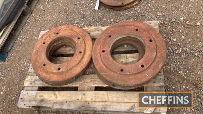 6no. EnFo Fordson Major wheel weights