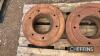 6no. EnFo Fordson Major wheel weights - 3