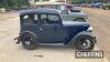 1936 747cc AUSTIN 7 Ruby saloon Reg. No. AWV 519 Chassis No. ARR273470 Finished in blue over black, this nicely presented Ruby has had a recent £1,000 spend on an engine rebuild and consequently will be confidently driven to the sale. Fitted with a slidin - 20