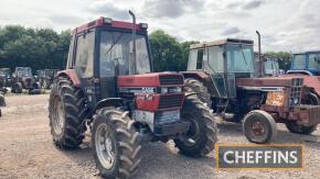 1989 CASE IH 885XL diesel TRACTOR A one-owner example, stated to be a barn find and showing just c.2,000 hours. On original tyres
